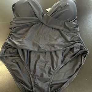 Cupshe Black One Piece Swimsuit PLUS SIZE